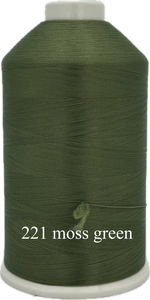 Moss Green Wooly Nylon Thread - 10,000 yds